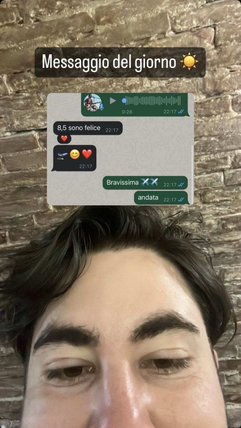 Chat WhatsApp nella storia di Mr. Pitagora: studentessa prende 8,5 ed è felicissima, Federico la congratula
